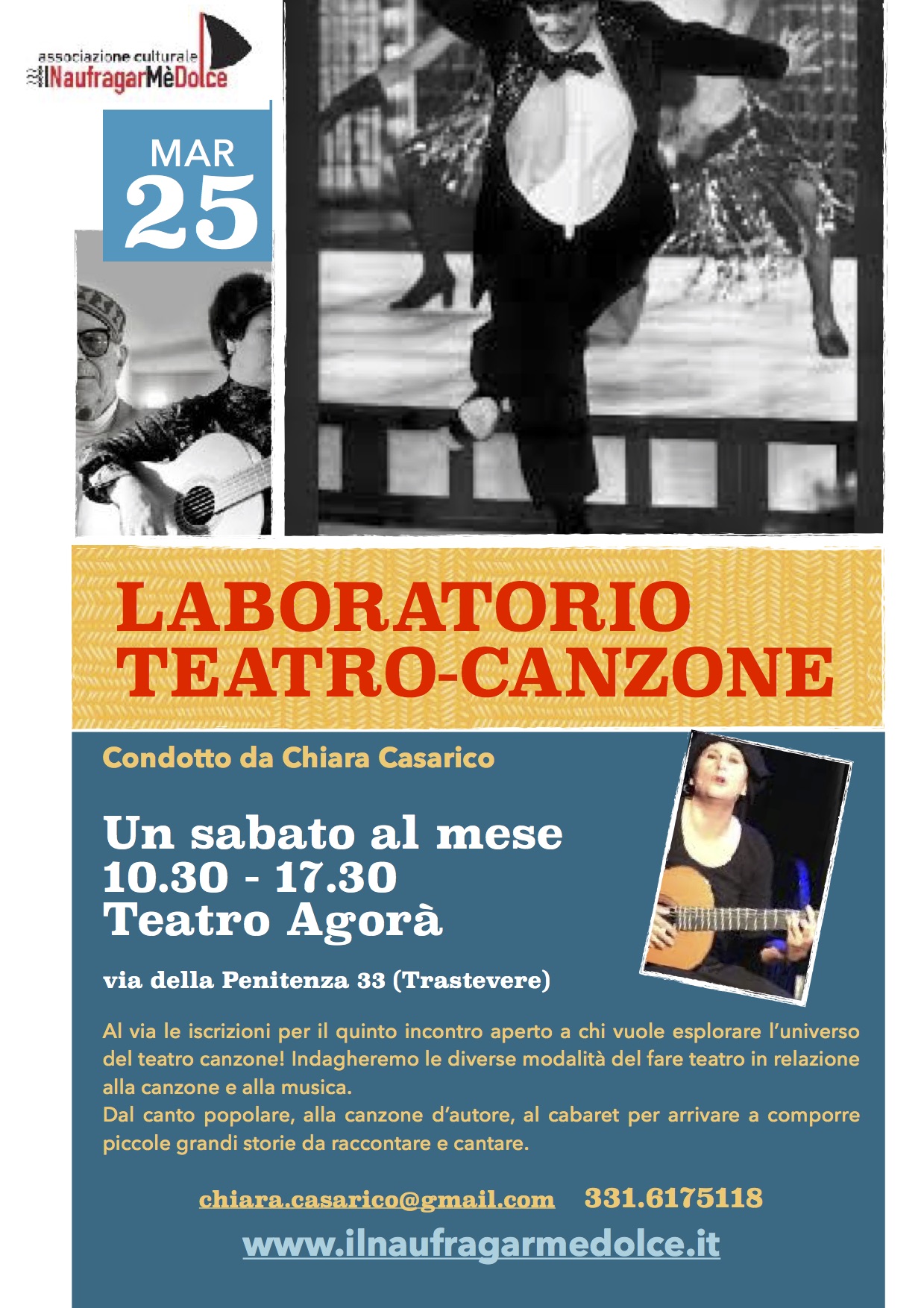 Laboratorio Teatro Canzone 16 17 Ilnaufragarmedolce