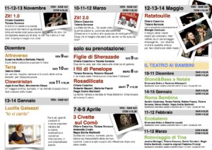 PROGRAMMA Agora a teatro 2016-17